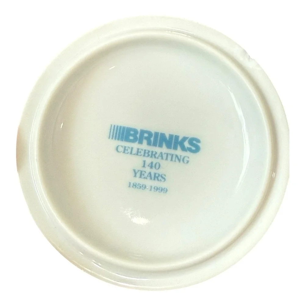 Tiffany & Co Brinks Trinket Box Porcelain Dish Vintage 90s Japan Retirement Gift